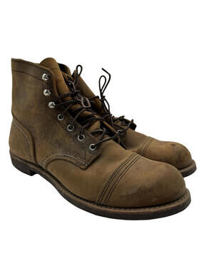 Red Wing Iron Ranger 8085 Leather Boots Brown Size US 11 D